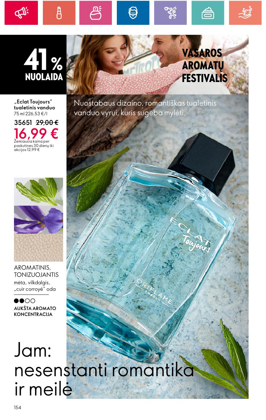 Naujas ORIFLAME katalogas galioja 2024.07.11 - 2024.07.31