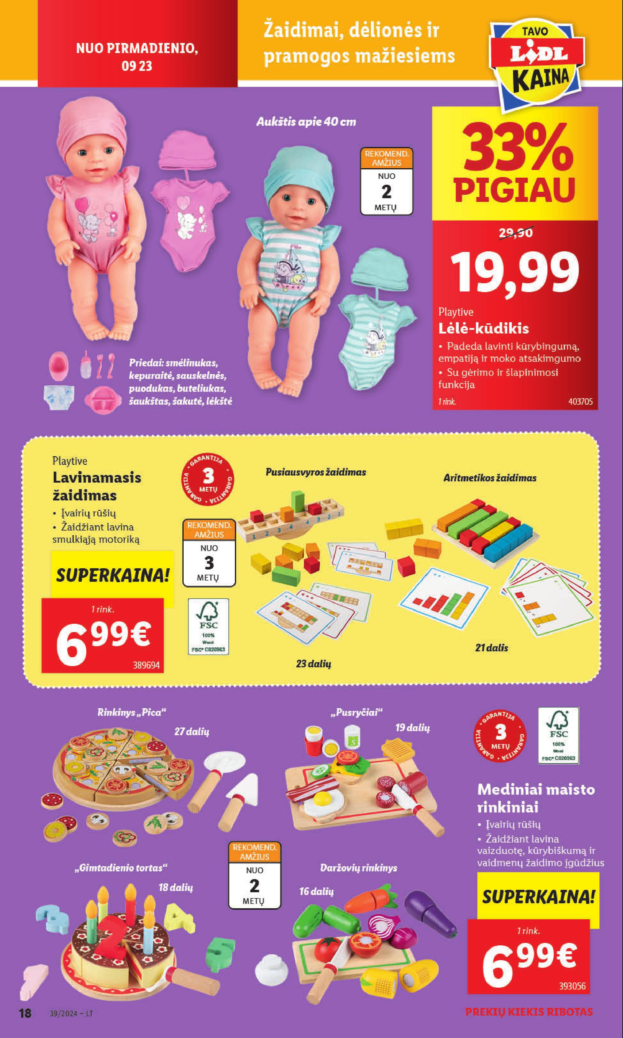 LIDL ne maisto prekių leidinys 2024.09.23 - 2024.09.29