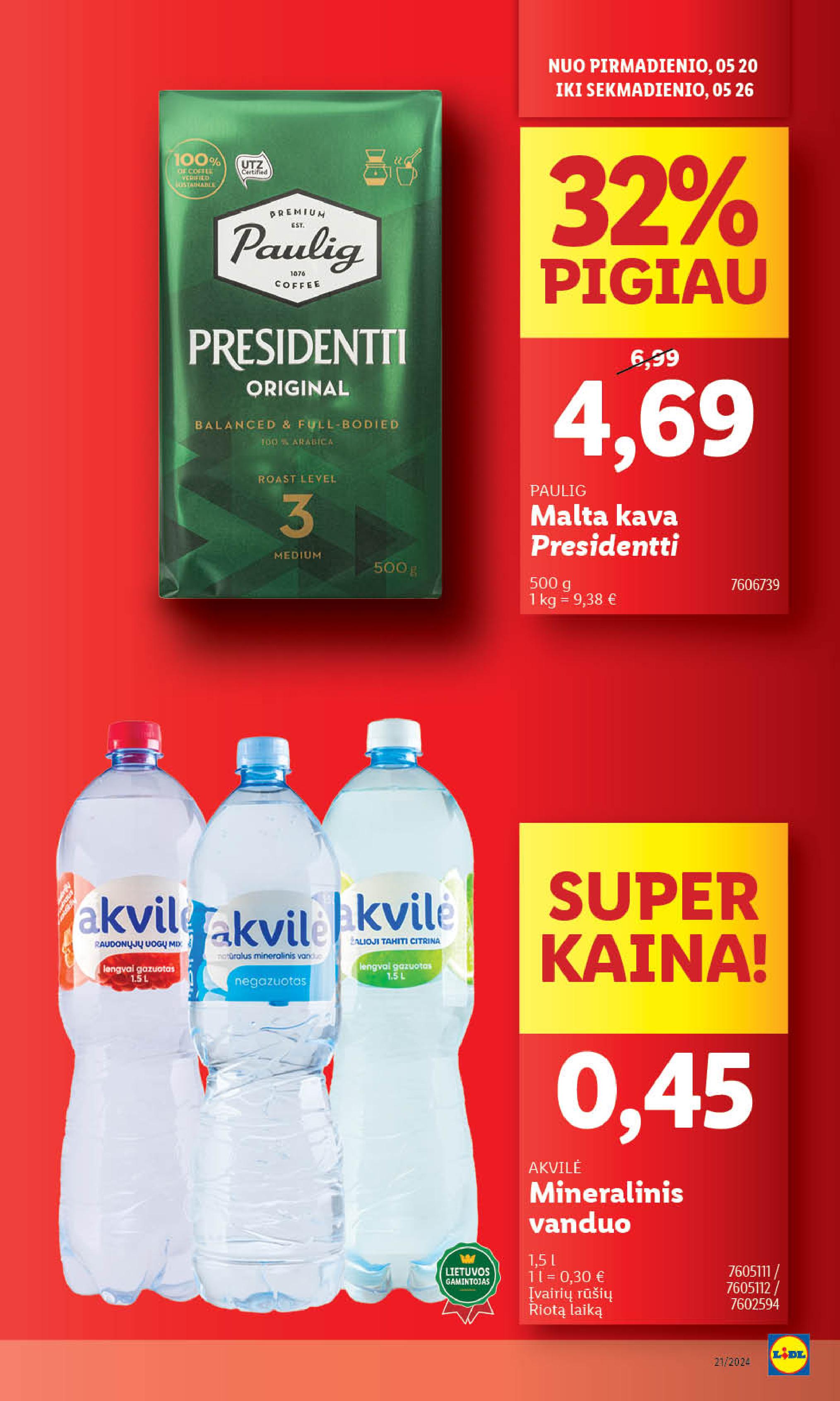 Naujausias LIDL kaininis katalogas 2024.05.20 - 2024.05.26