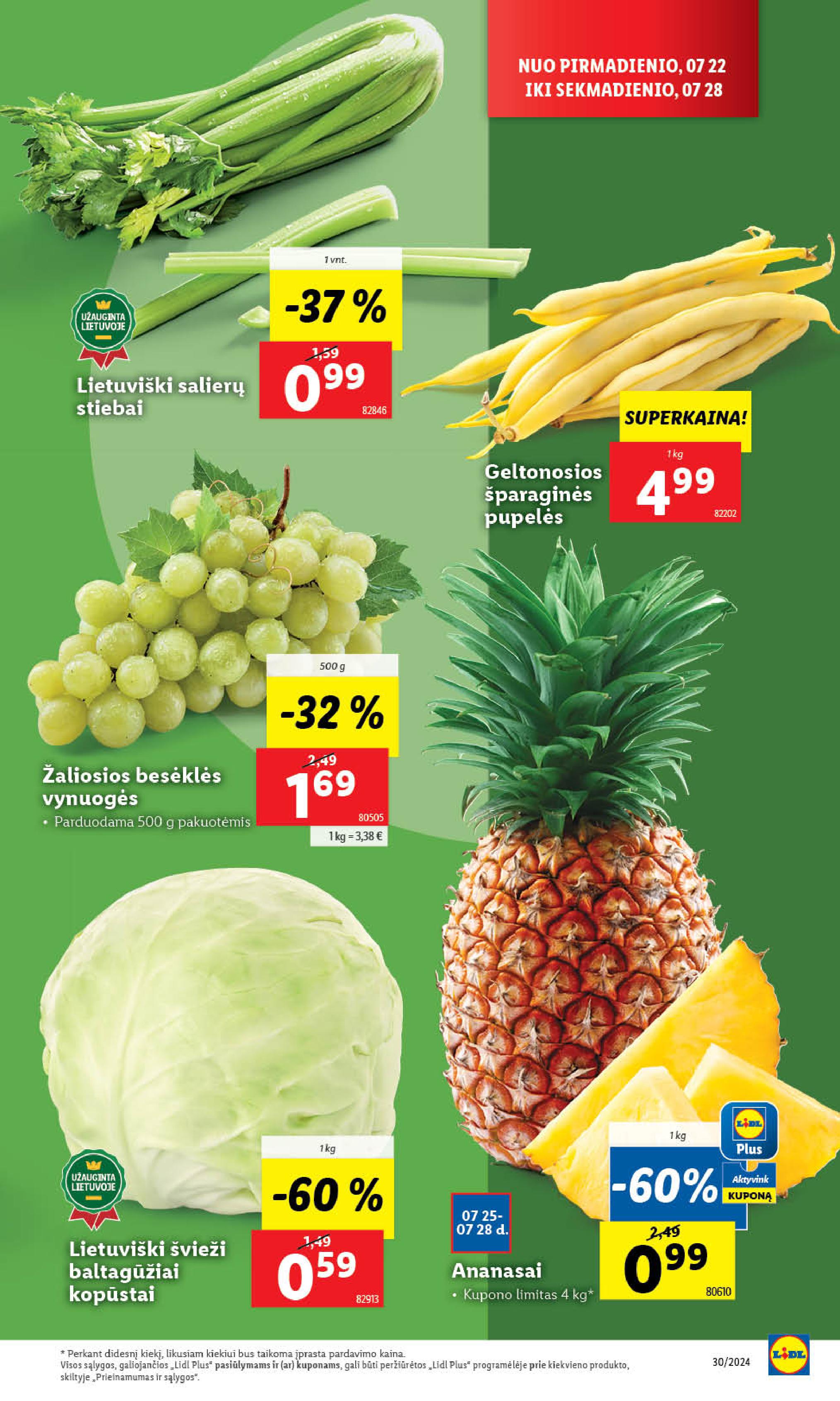 LIDL akcijų ir nuolaidų leidinys 2024.07.22 - 2024.07.28