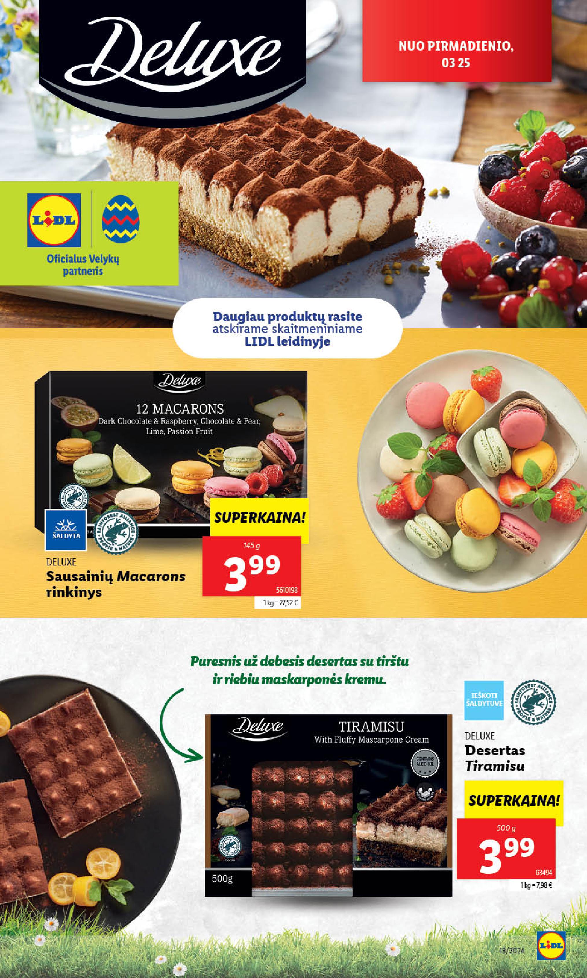 Naujausias LIDL kaininis katalogas 2024.03.25 - 2024.03.30