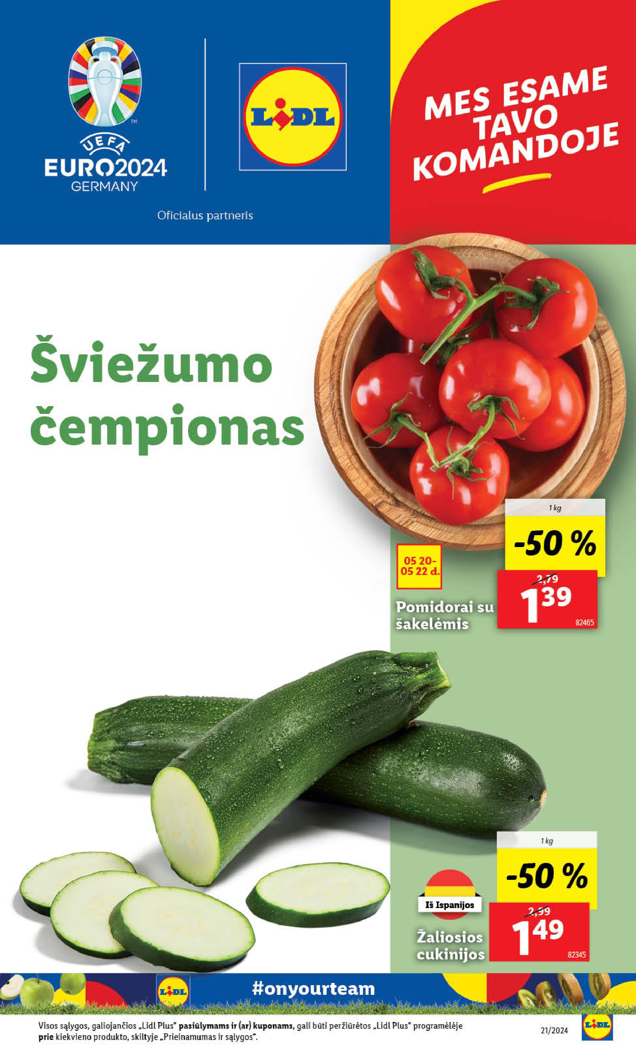 Naujausias LIDL kaininis katalogas 2024.05.20 - 2024.05.26