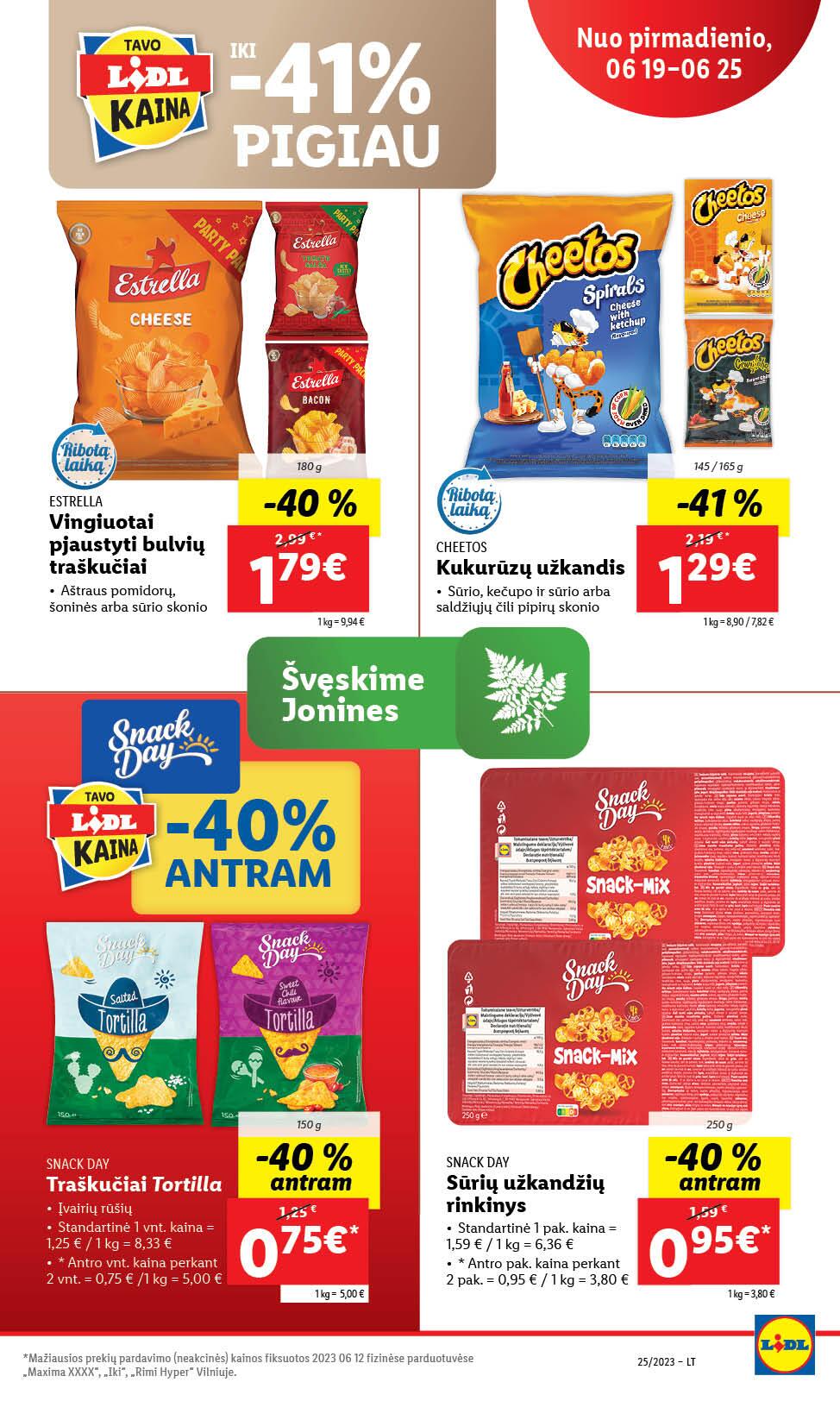 Naujausias LIDL kaininis katalogas 2023.06.19 - 2023.06.25