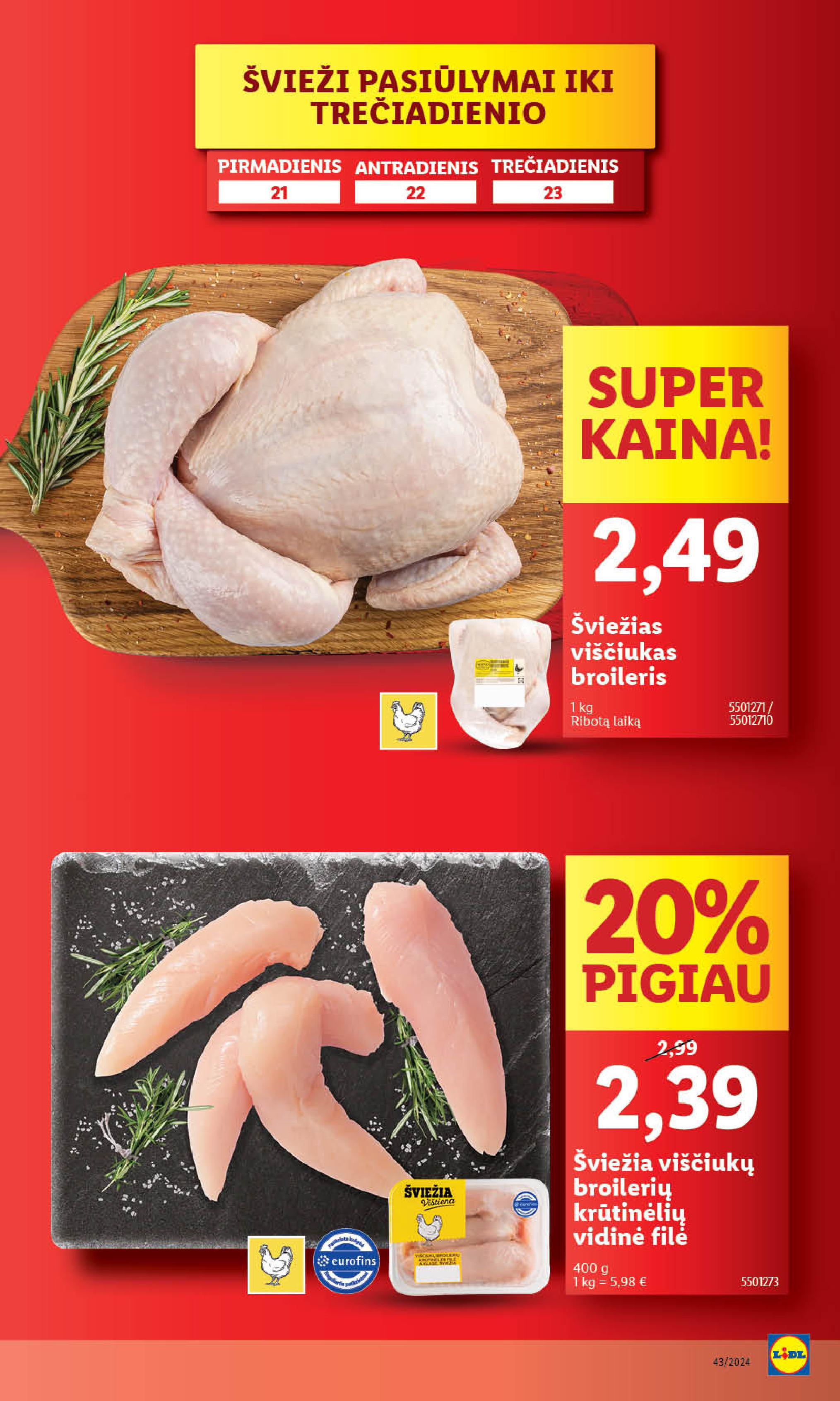 Naujausias LIDL kaininis katalogas 2024.10.21 - 2024.10.27