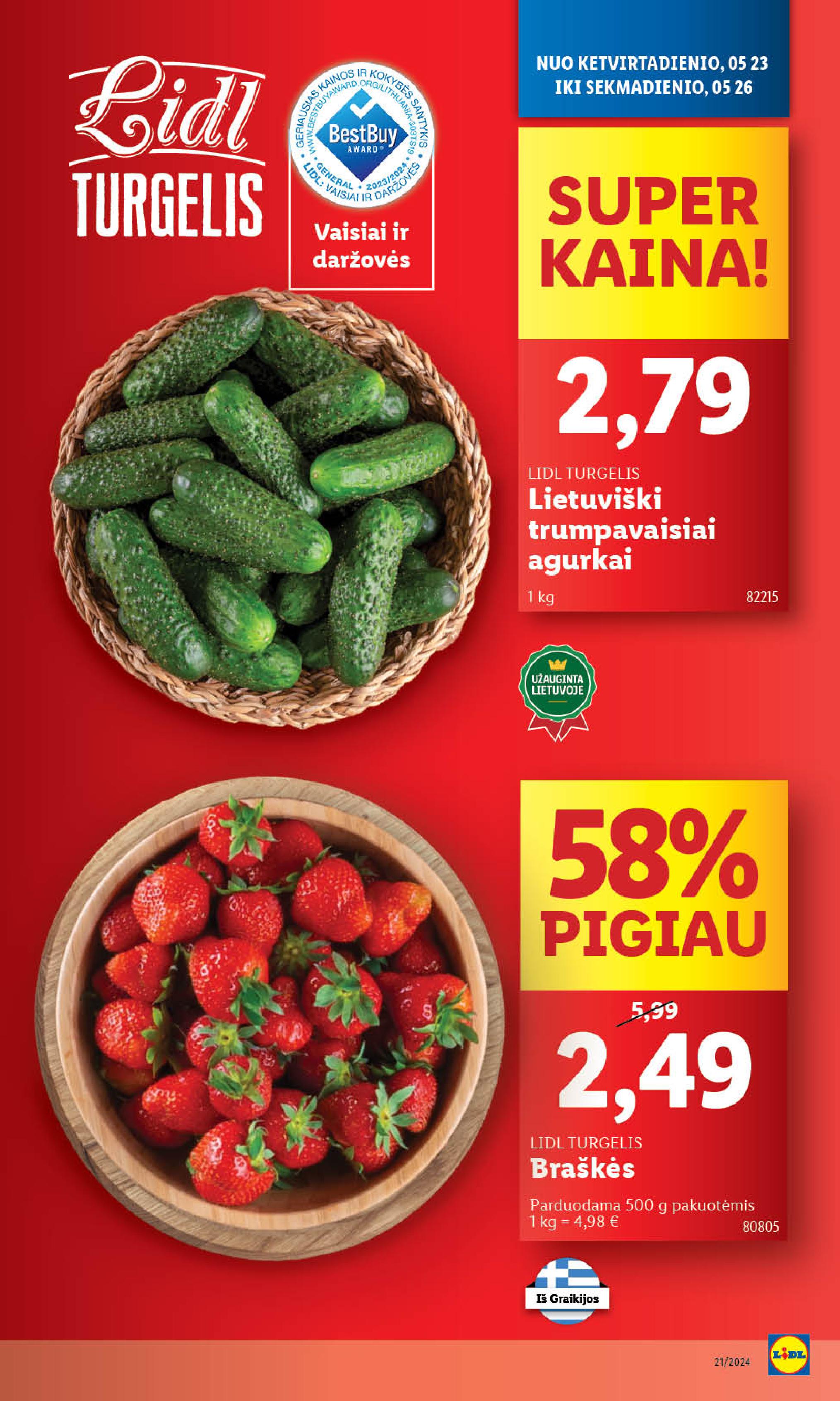 Naujausias LIDL kaininis katalogas 2024.05.20 - 2024.05.26