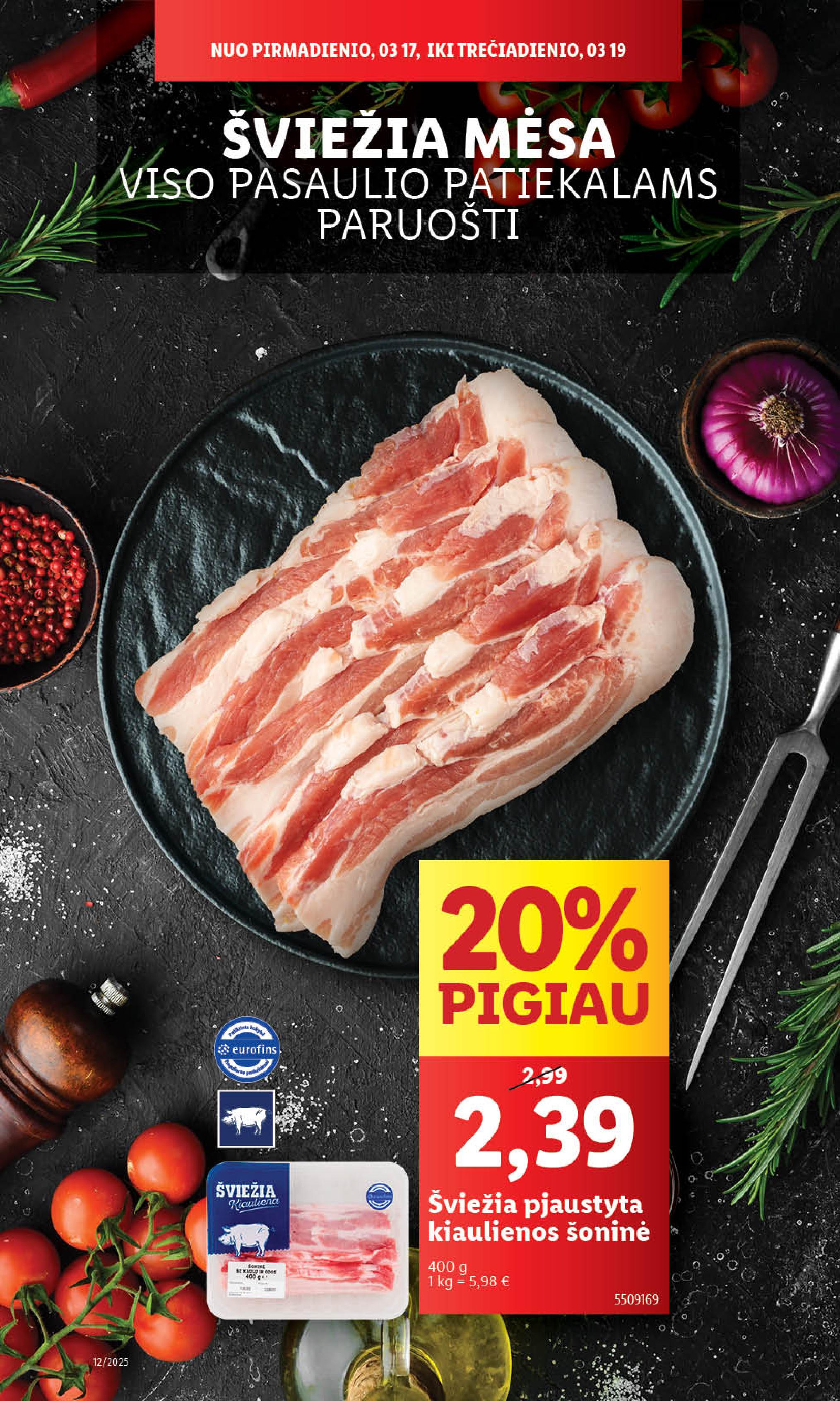 Naujausias LIDL kaininis katalogas 2025.03.17 - 2025.03.23