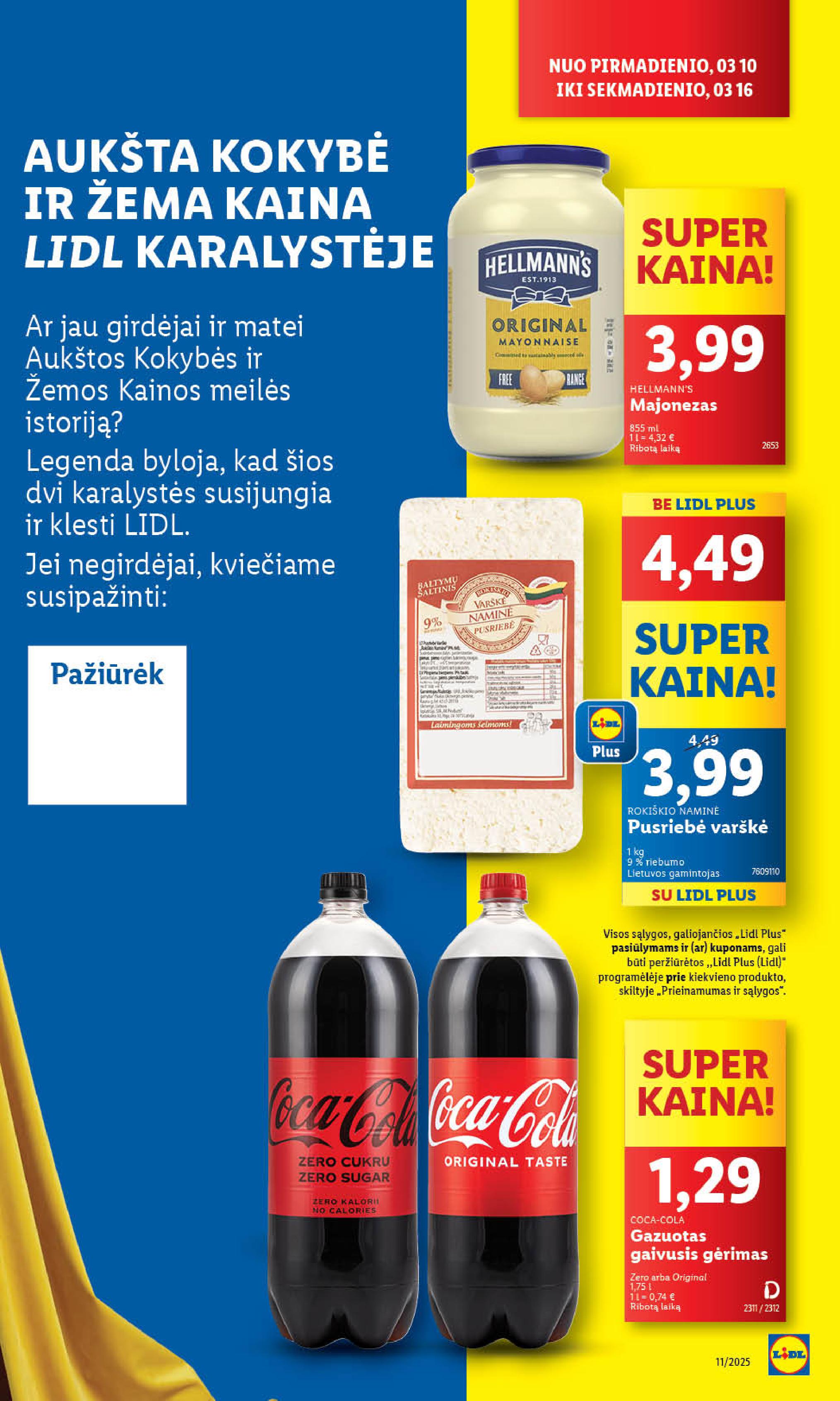 Naujausias LIDL kaininis katalogas 2025.03.10 - 2025.03.16