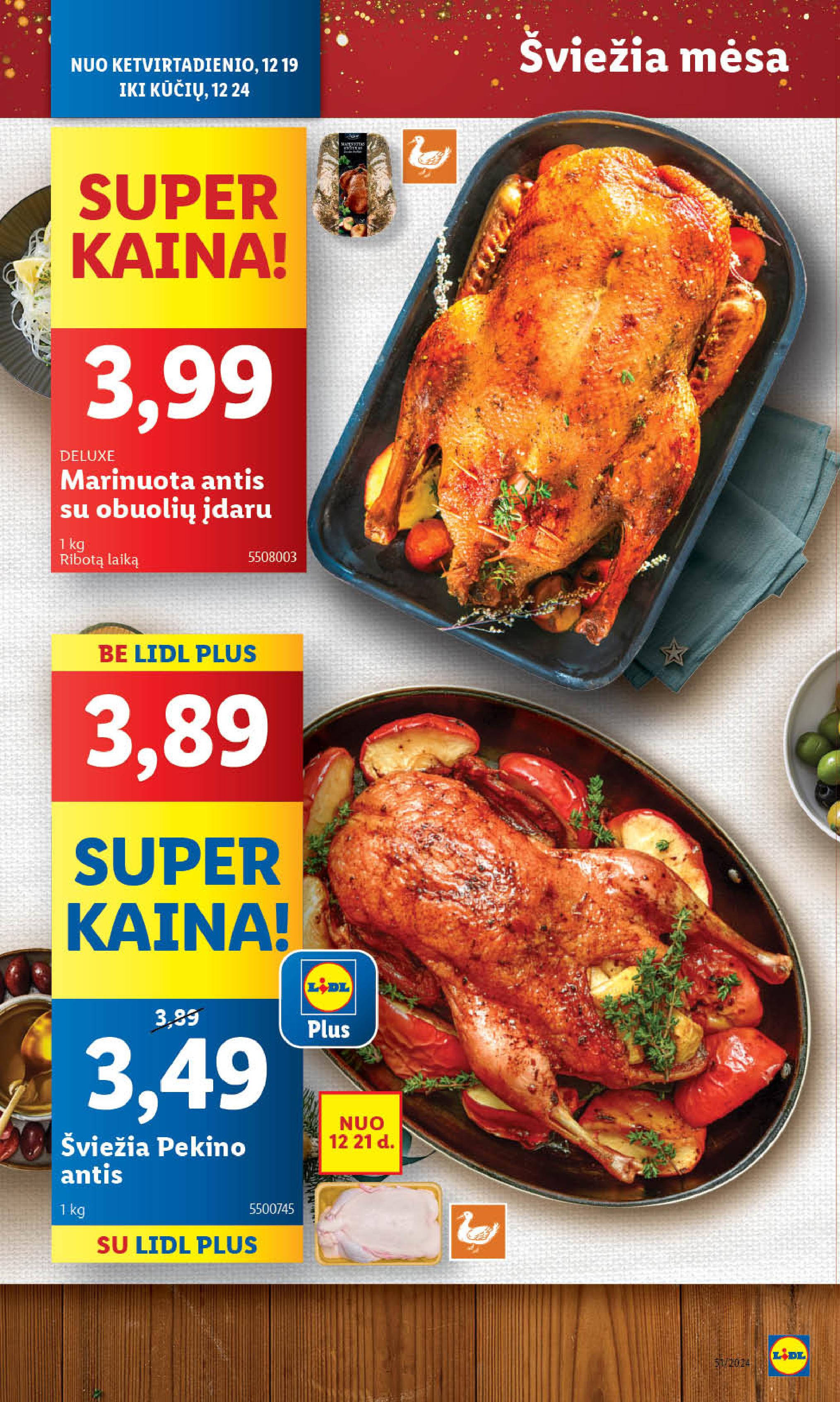 Naujausias LIDL kaininis katalogas 2024.12.16 - 2024.12.24