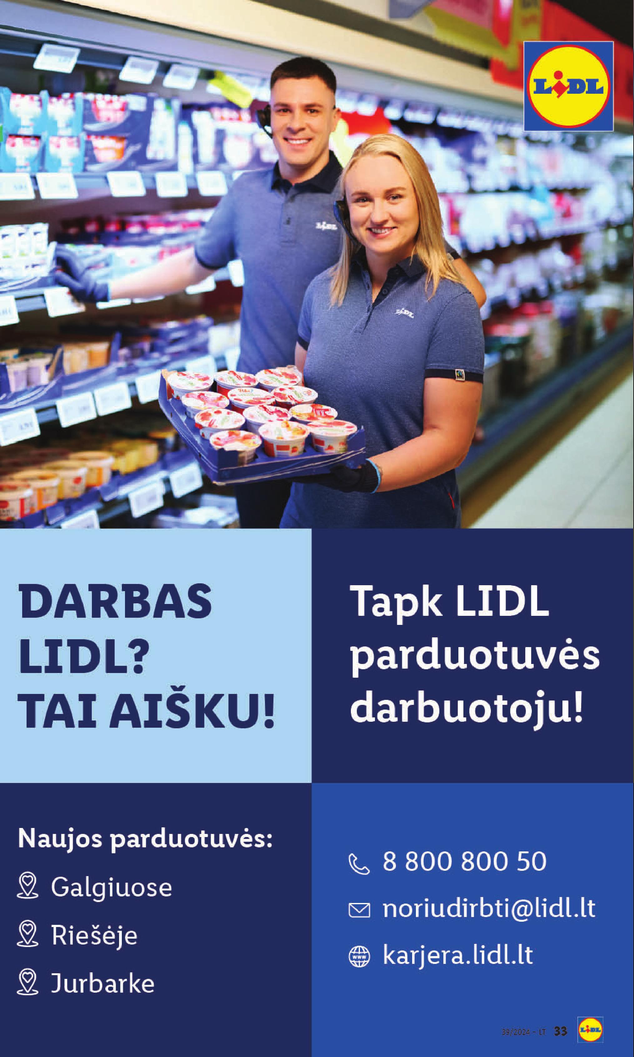 LIDL ne maisto prekių leidinys 2024.09.23 - 2024.09.29