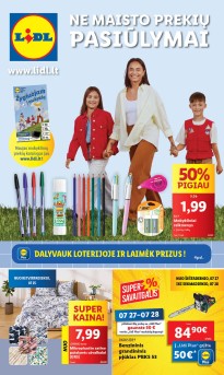 LIDL ne maisto prekių leidinys 2024.07.22 - 2024.07.28