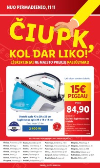 LIDL katalogas "Čiupk, kol dar liko!" galioja nuo 2024.11.11