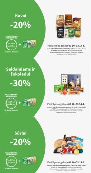 NORFA akcijos PRAKTIŠKOMIS VALANDOMIS kovo 10 - kovo 14 d.