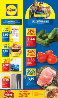 LIDL akcijų ir nuolaidų leidinys 2025.05.12 - 2025.05.18