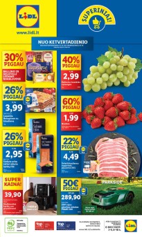 LIDL maisto prekių leidinukas nuo ketvirtadienio 2025.05.15 iki 2025.05.18