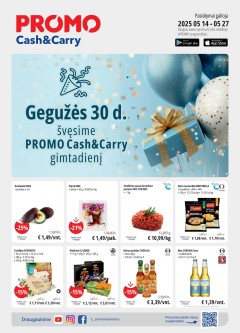 Naujas PROMO Cash&Carry leidinys nuo 2025.05.14 iki 2025.05.27
