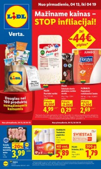 LIDL akcijų ir nuolaidų leidinys 2026.04.13 - 2026.04.19