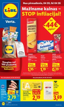 LIDL akcijų ir nuolaidų leidinys 2026.04.20 - 2026.04.26