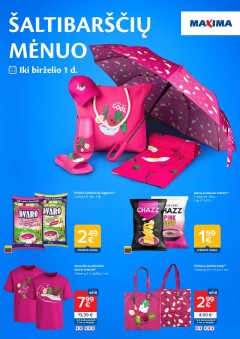 MAXIMA katalogas "ŠALTIBARŠČIŲ MĖNUO" 2026.04.21 - 2026.06.01