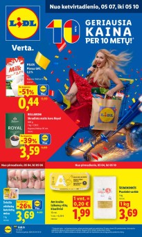 LIDL akcijų ir nuolaidų leidinys 2026.05.04 - 2026.05.10