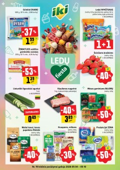 IKI SAVAITĖLĖ akcijų ir nuolaidų leidinys Nr.19 2026.05.04 - 2026.05.10