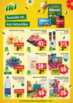 IKI SAVAITĖLĖ akcijų ir nuolaidų leidinys Nr.20 2026.05.11 - 2026.05.17