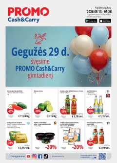Naujas PROMO Cash&Carry leidinys nuo 2026.05.13 iki 2026.05.26