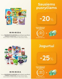 NORFA akcijos PRAKTIŠKOMIS VALANDOMIS gegužės 18 - gegužės 22 d.