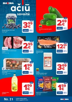 MAXIMA akcijų ir nuolaidų leidinys Nr.21 2026.05.19 - 2026.05.25