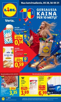 LIDL akcijų ir nuolaidų leidinys 2026.05.25 - 2026.05.31