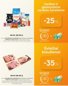 NORFA akcijos PRAKTIŠKOMIS VALANDOMIS birželio 1 - birželio 5 d.