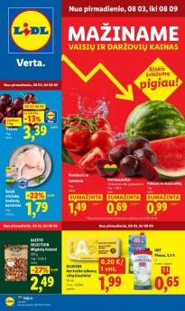 LIDL akcijų ir nuolaidų leidinys 2026.08.03 - 2026.08.09