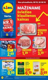 LIDL akcijų ir nuolaidų leidinys 2026.08.10 - 2026.08.16