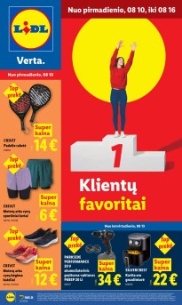 LIDL ne  maisto prekių leidinys 2026.08.10 - 2026.08.16