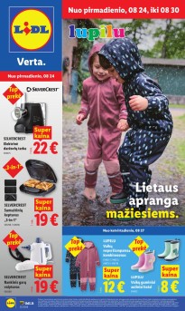 LIDL ne maisto prekių leidinys 2026.08.24 - 2026.08.30