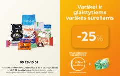 NORFA akcijos PRAKTIŠKOMIS VALANDOMIS rugsėjo 28  - spalio 2 d.