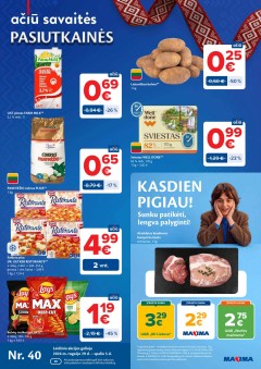 MAXIMA akcijų ir nuolaidų leidinys Nr.40 2026.09.29 - 2026.10.05