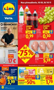 LIDL akcijų ir nuolaidų leidinys 2026.10.05 - 2026.10.11