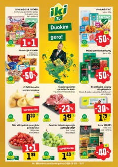 IKI SAVAITĖLĖ akcijų ir nuolaidų leidinys Nr.41 2026.10.05 - 2026.10.11