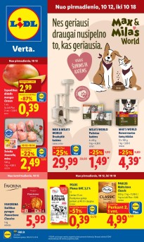 LIDL akcijų ir nuolaidų leidinys 2026.10.12 - 2026.10.18