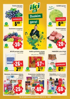 IKI SAVAITĖLĖ akcijų ir nuolaidų leidinys Nr.42 2026.10.12 - 2026.10.18