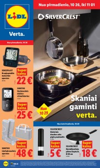 LIDL ne maisto prekių leidinys 2026.10.26 - 2026.11.01